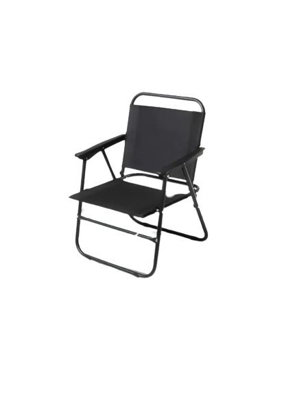 Fishing Camping Light Weight Chair - Black
