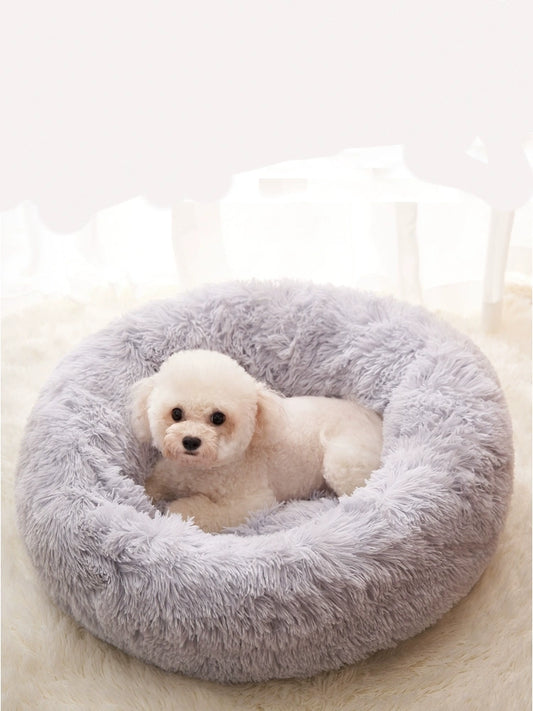 Deep Sleep Pet Bed/Donut Pet Bed/Cozy & Calming Pet Bed